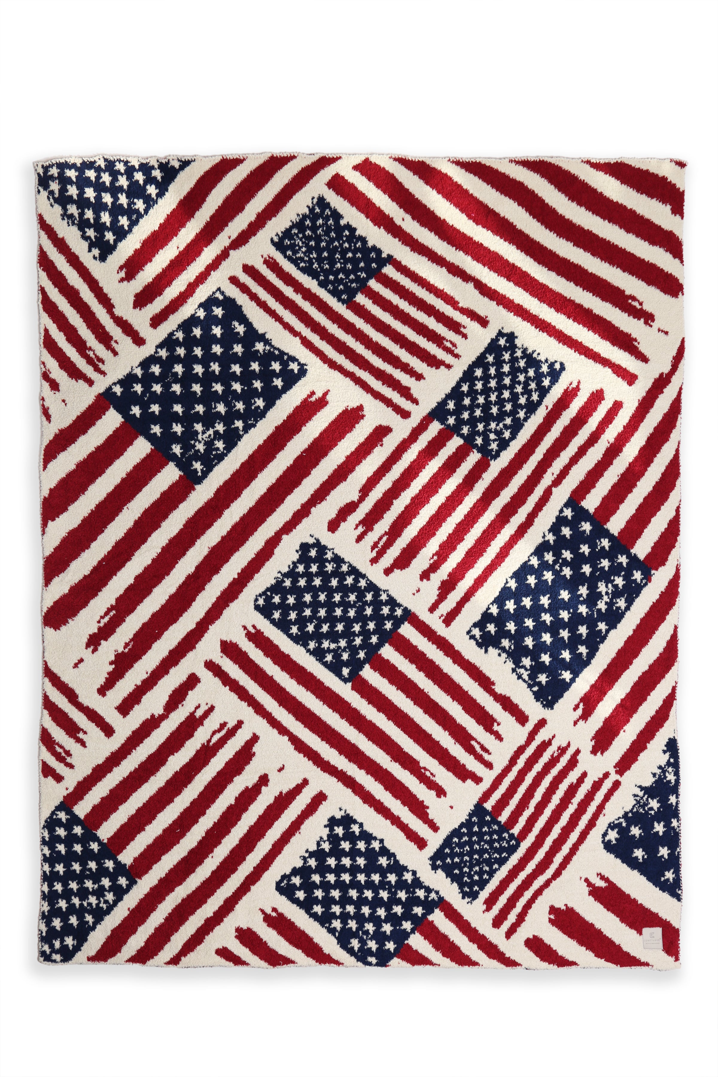 mySundaze American Flag Throw Blanket Soft Microfiber USA Flag Print 50x60