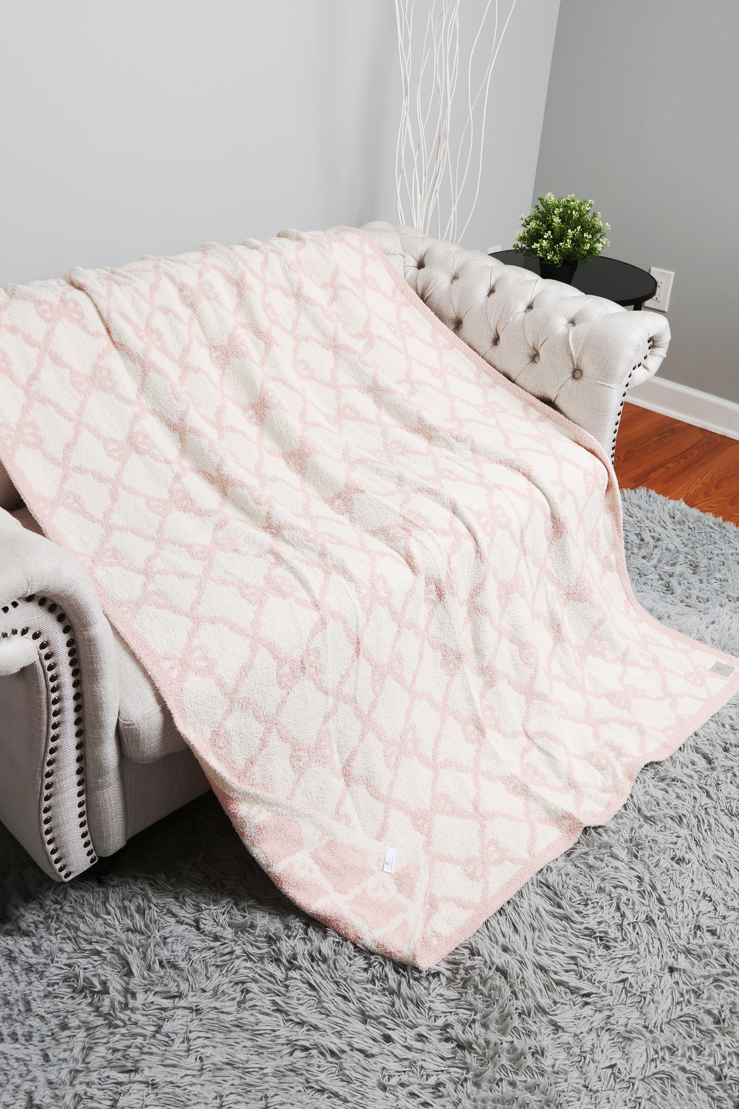 mySundaze Ribbons Print Throw Blanket Soft Microfiber 50x60