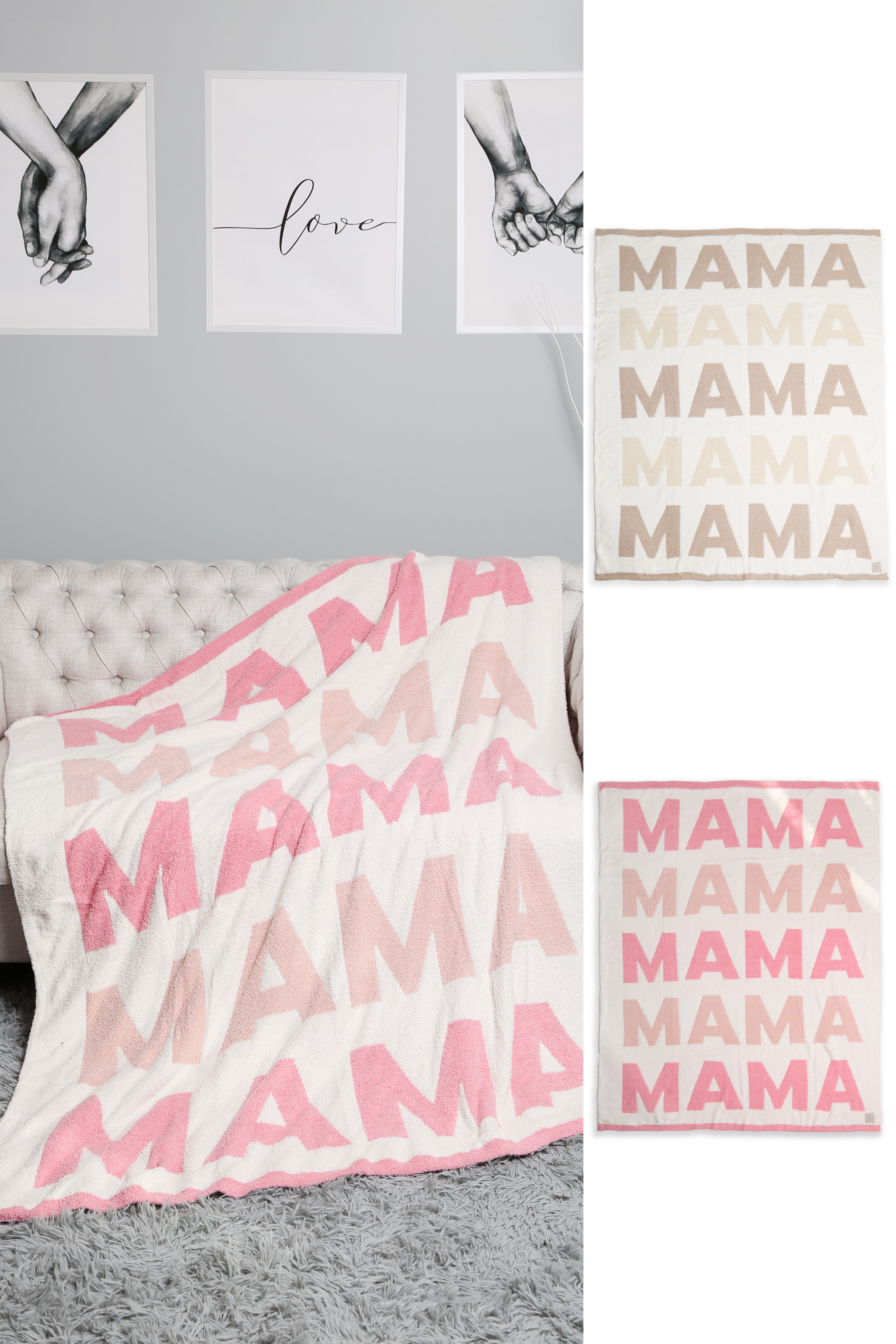 mySundaze Mama Throw Blanket Soft Microfiber 50x60