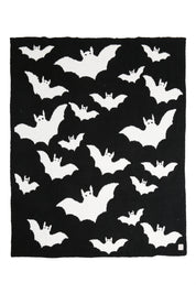 mySundaze Halloween Bats Throw Blanket Soft Microfiber 50x60