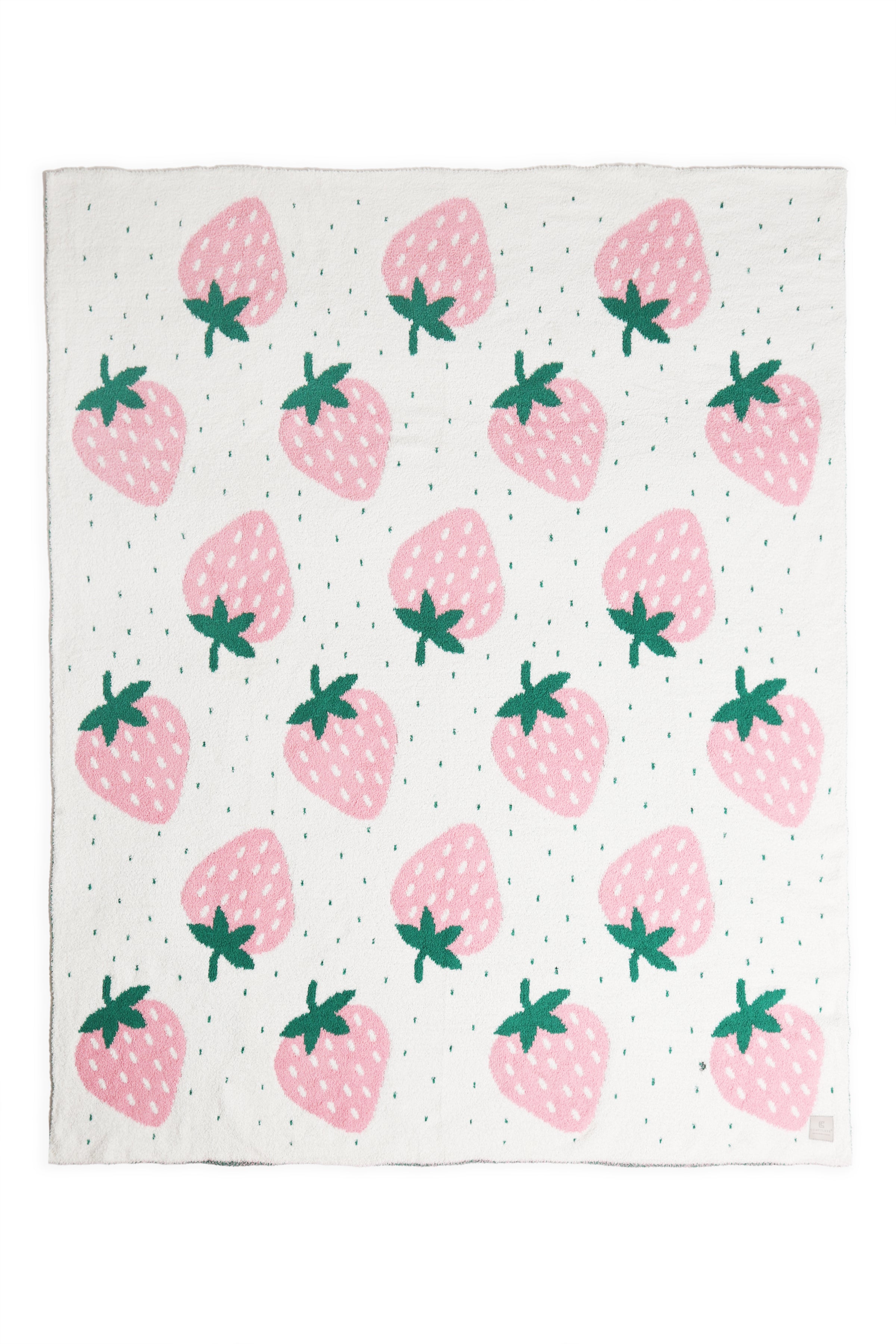 mySundaze Strawberry Throw Blanket Soft Microfiber 50x60