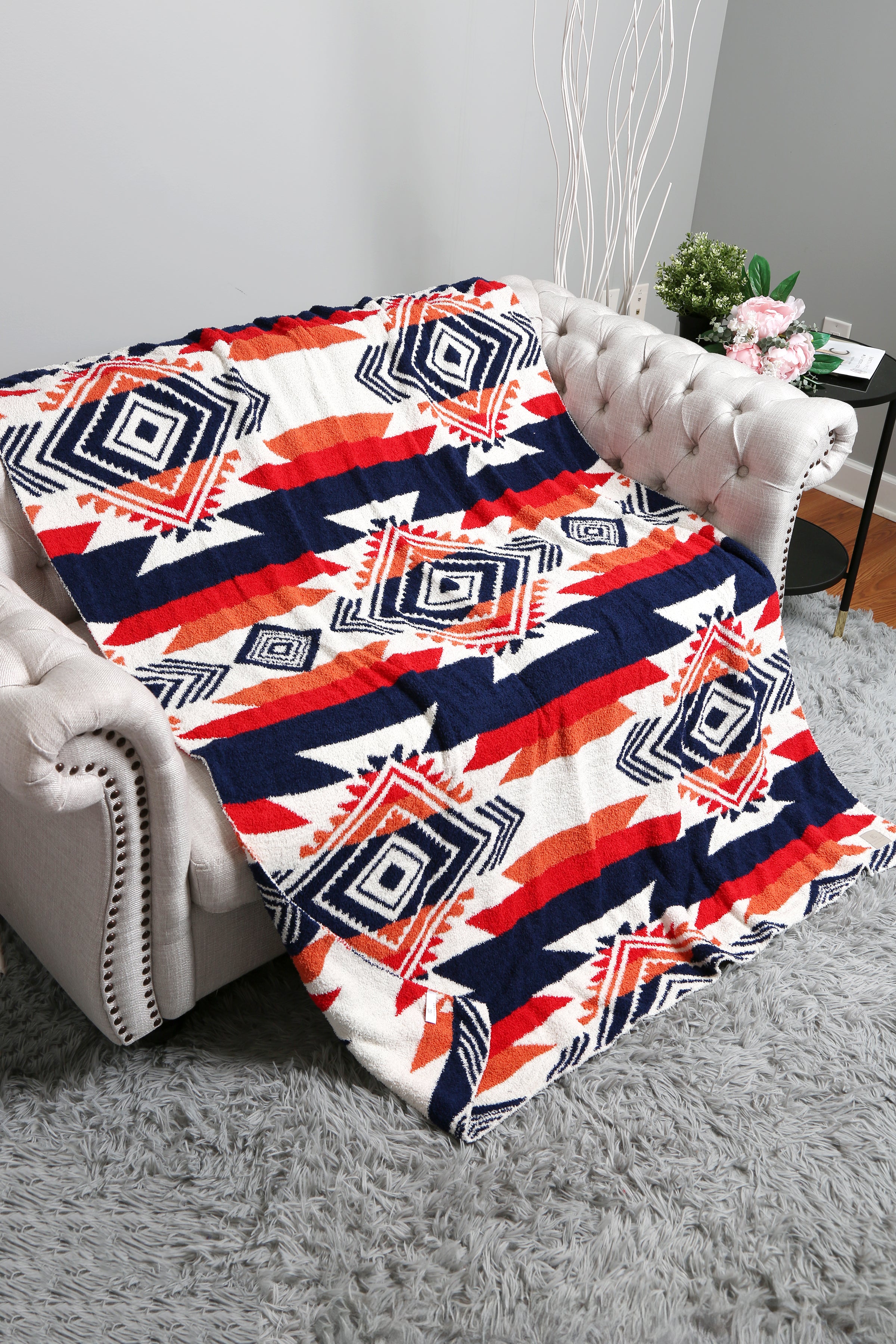 mySundaze Tribal Print Throw Blanket Soft Microfiber 50x60