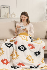 mySundaze Tribal Print Throw Blanket Soft Microfiber 50x60