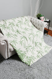 mySundaze Palm Trees Throw Blanket Soft Microfiber 50x60