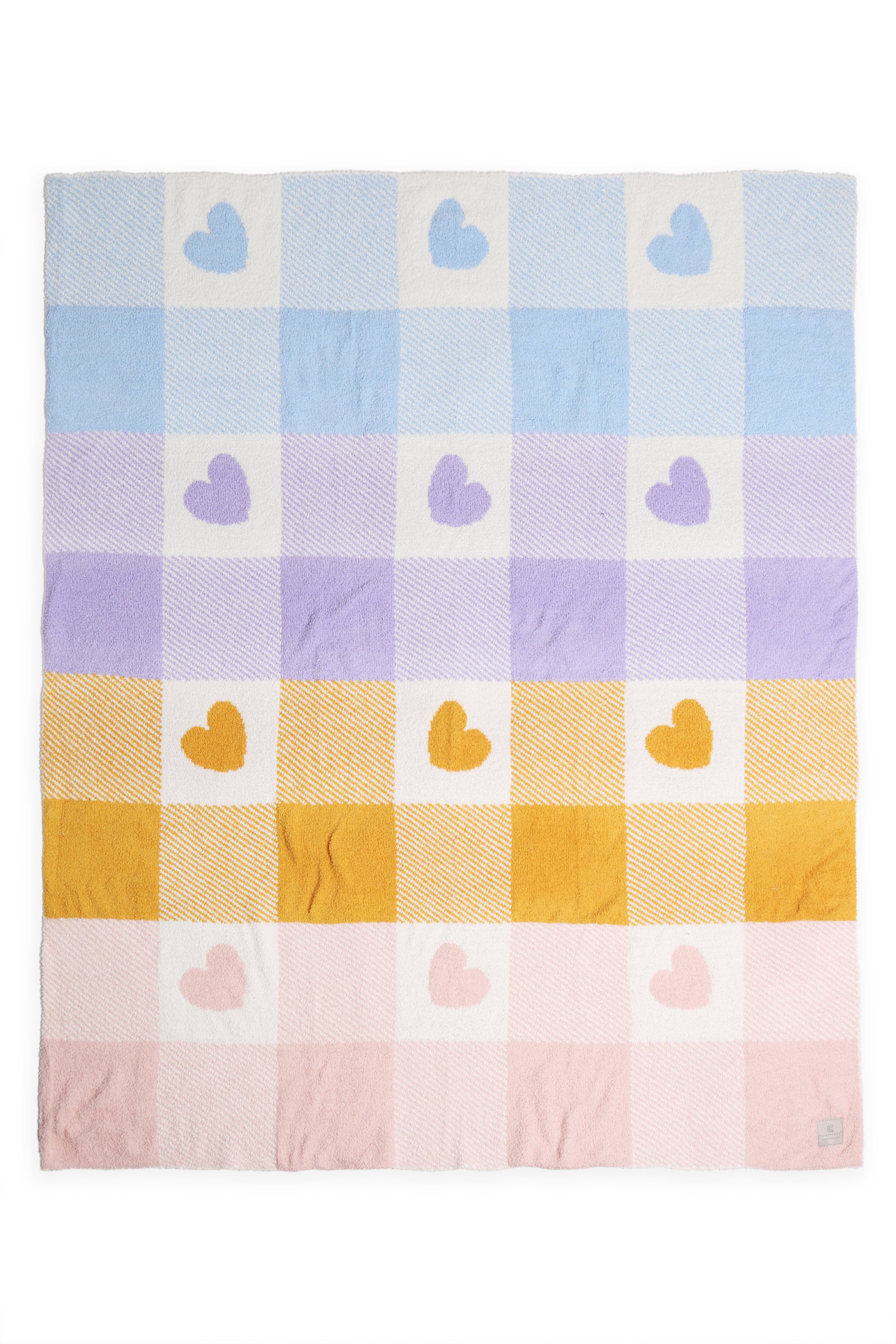 mySundaze Multi Color Hearts Throw Blanket Soft Microfiber 50x60