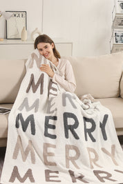 mySundaze Christmas Merry Throw Blanket Microfiber 50x60
