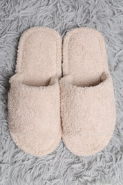 mySundaze Solid Color Open Toe Soft Microfiber Slippers
