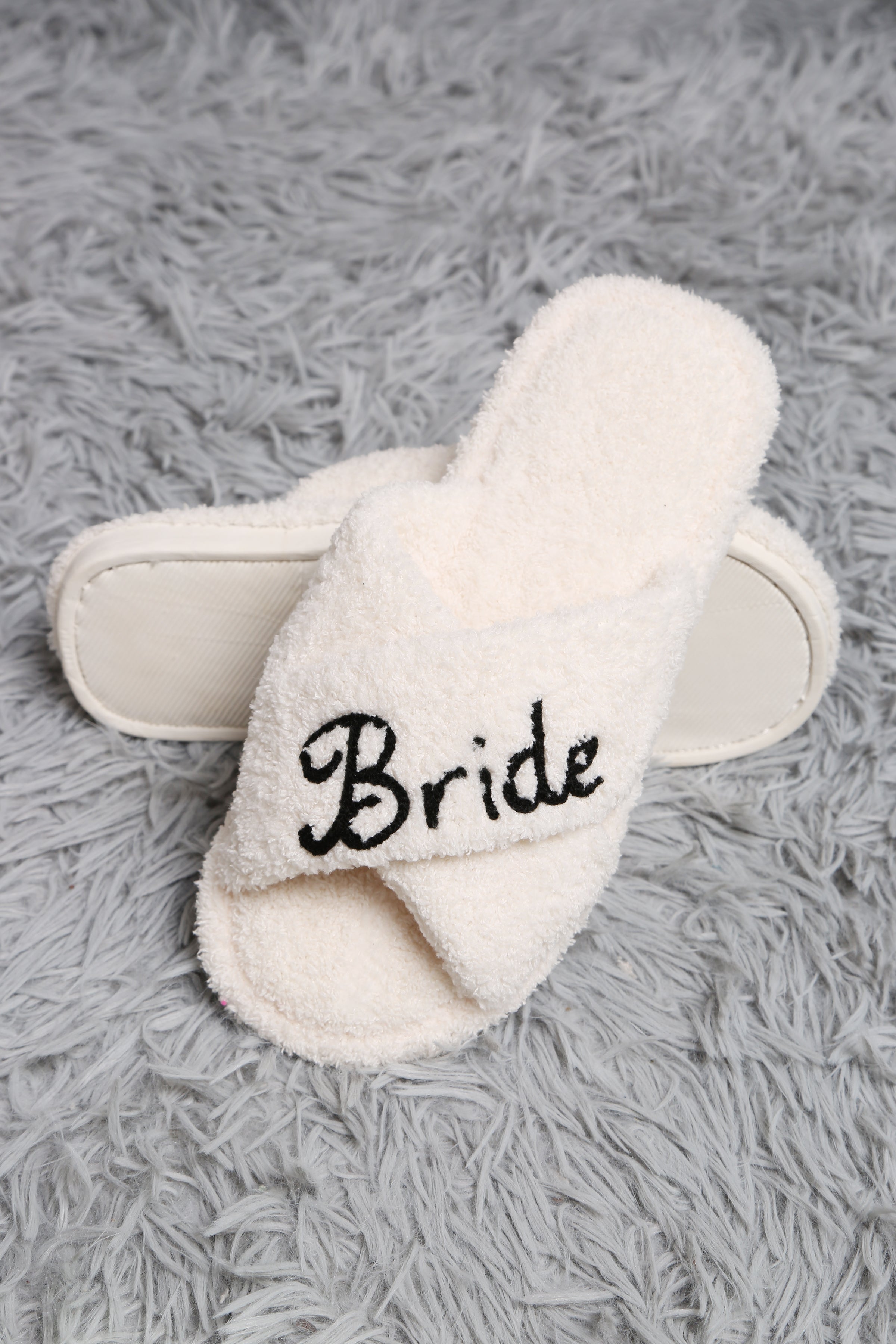 mySundaze Bride Soft Microfiber Open Toe Slippers