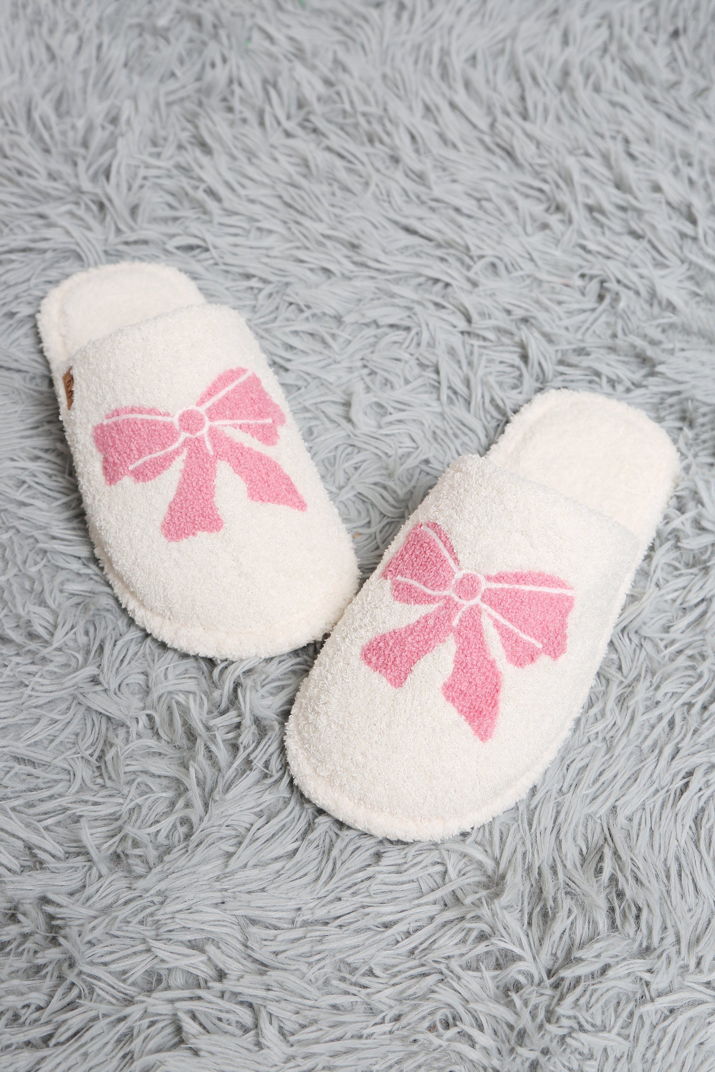 mySundaze Pink Ribbon Soft Microfiber Slippers