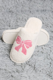 mySundaze Pink Ribbon Soft Microfiber Slippers