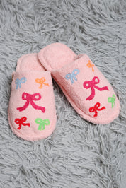 mySundaze Multi-Color Ribbons Soft Microfiber Slippers