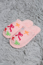 mySundaze Multi-Color Ribbons Soft Microfiber Slippers