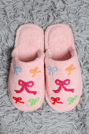 mySundaze Multi-Color Ribbons Soft Microfiber Slippers