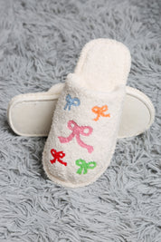 mySundaze Multi-Color Ribbons Soft Microfiber Slippers