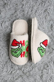 mySundaze Christmas Grinch Soft Microfiber Slippers