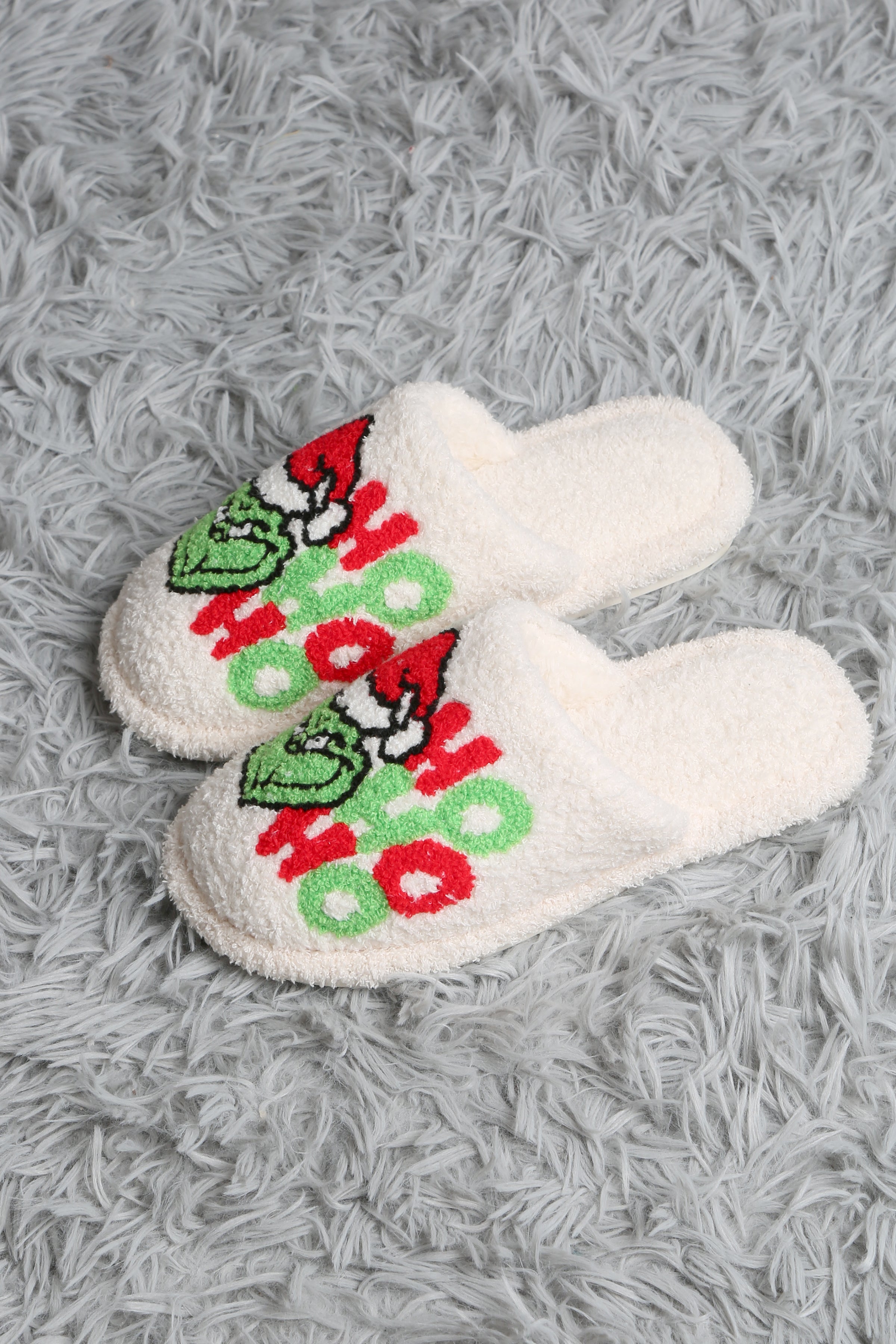 mySundaze Christmas Grinch Soft Microfiber Slippers