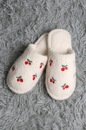 mySundaze Red Cherry Soft Microfiber Slippers