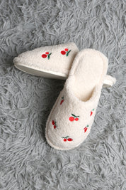 mySundaze Red Cherry Soft Microfiber Slippers