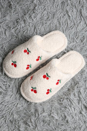 mySundaze Red Cherry Soft Microfiber Slippers