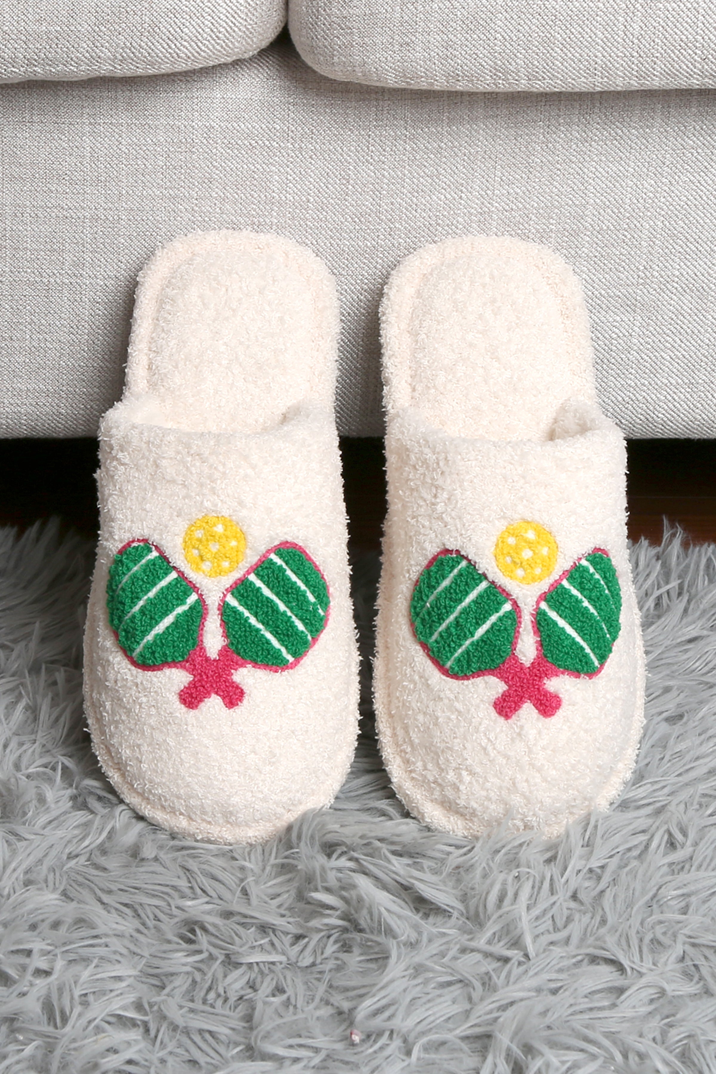 mySundaze Pickleball Soft Microfiber Slippers