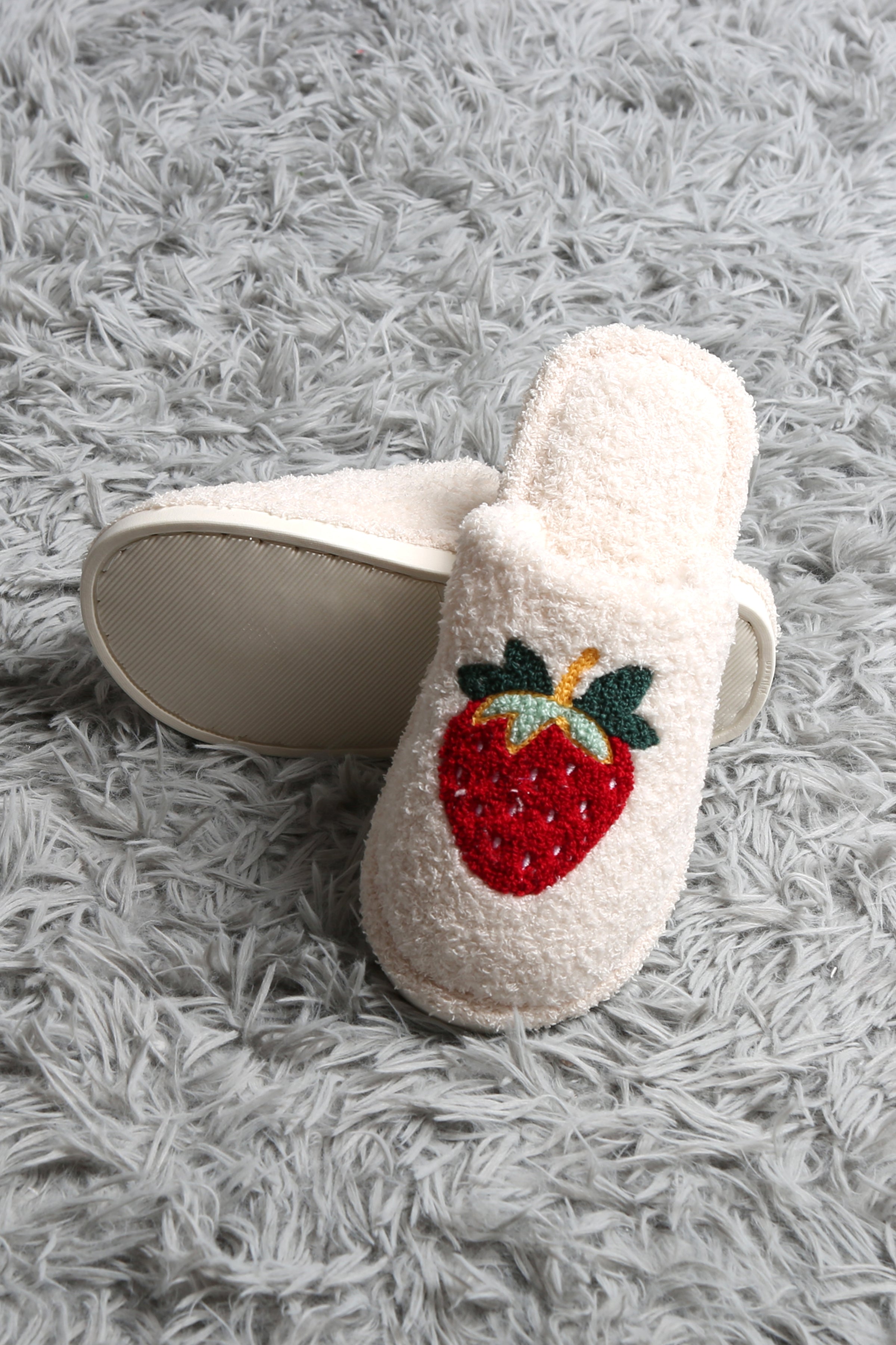 mySundaze Strawberry Soft Microfiber Slippers