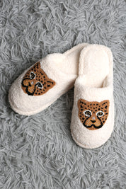 mySundaze Leopard Soft Microfiber Slippers