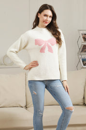 mySundaze Ribbon Microfiber Sweater