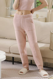 mySundaze Solid Color Microfiber Loungewear Pants