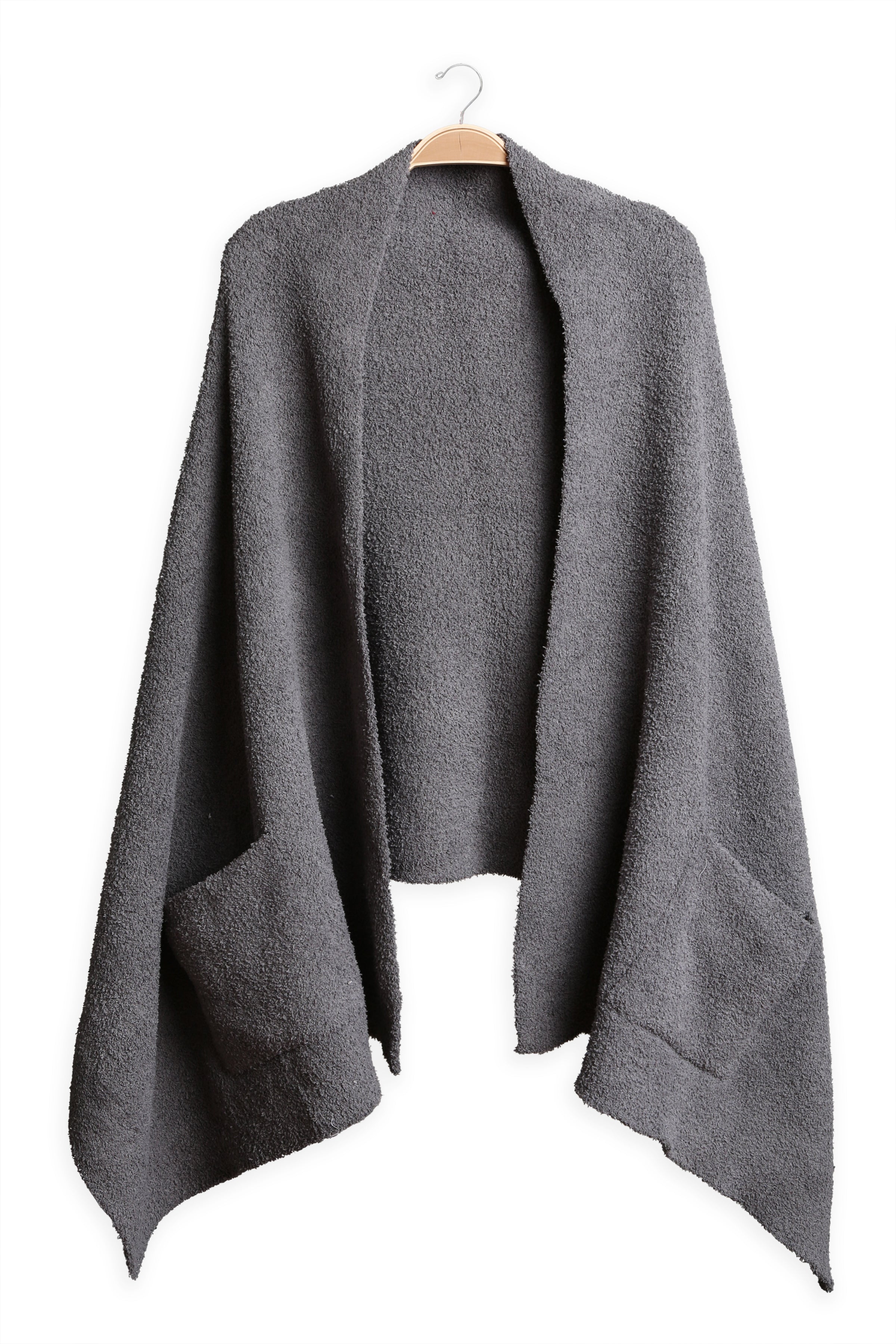 mySundaze Solid Color Microfiber Shawl w/ Pockets