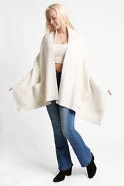 mySundaze Solid Color Microfiber Shawl w/ Pockets