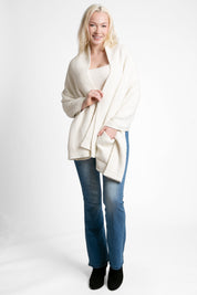 mySundaze Solid Color Microfiber Shawl w/ Pockets