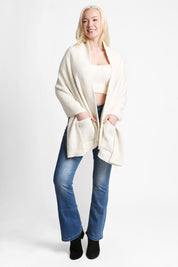 mySundaze Solid Color Microfiber Shawl w/ Pockets