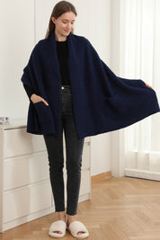 mySundaze Solid Color Microfiber Shawl w/ Pockets