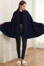 mySundaze Solid Color Microfiber Shawl w/ Pockets