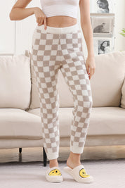 mySundaze Checkered Microfiber Loungewear Pants