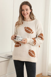 mySundaze Football Microfiber Sweater