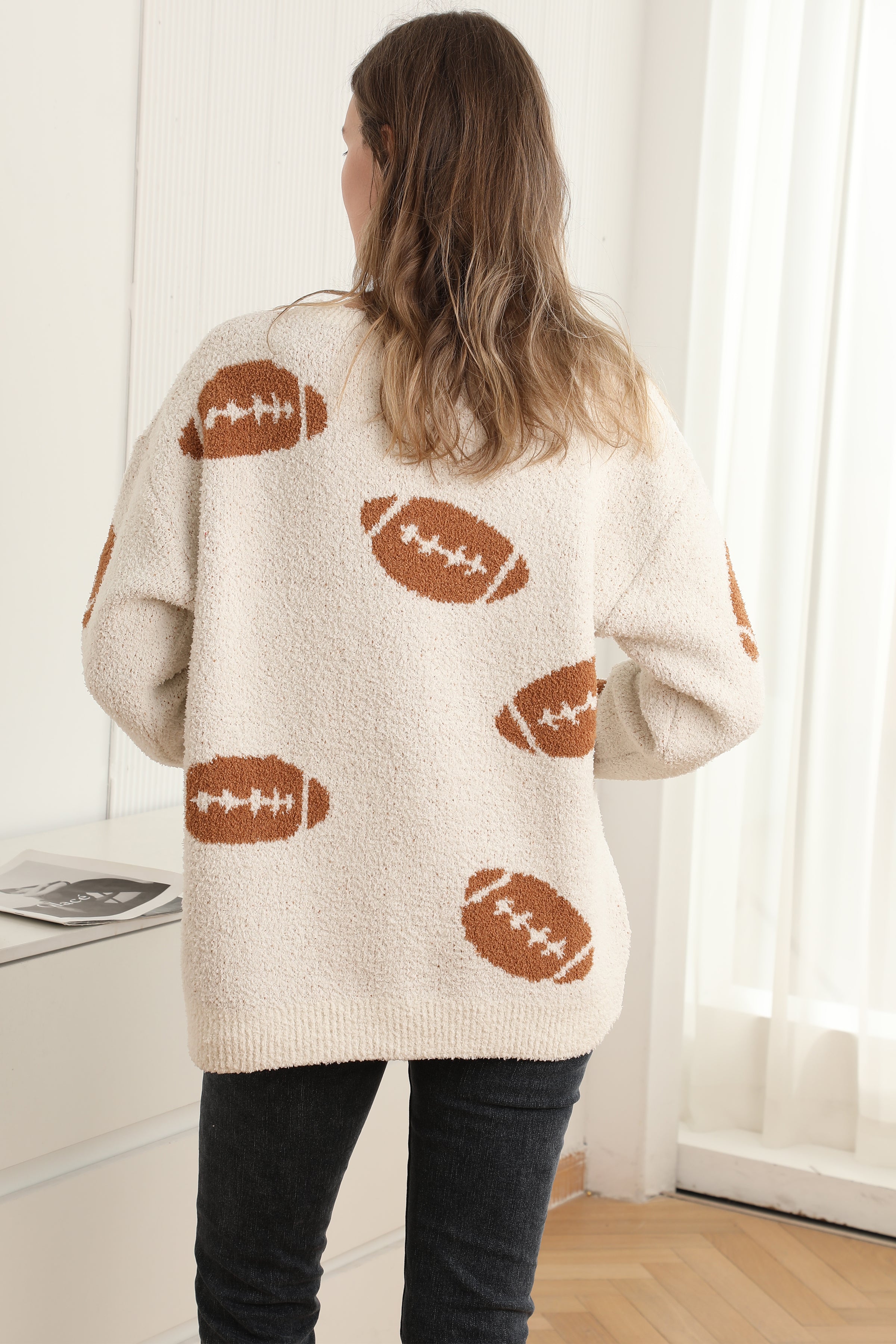 mySundaze Football Microfiber Sweater