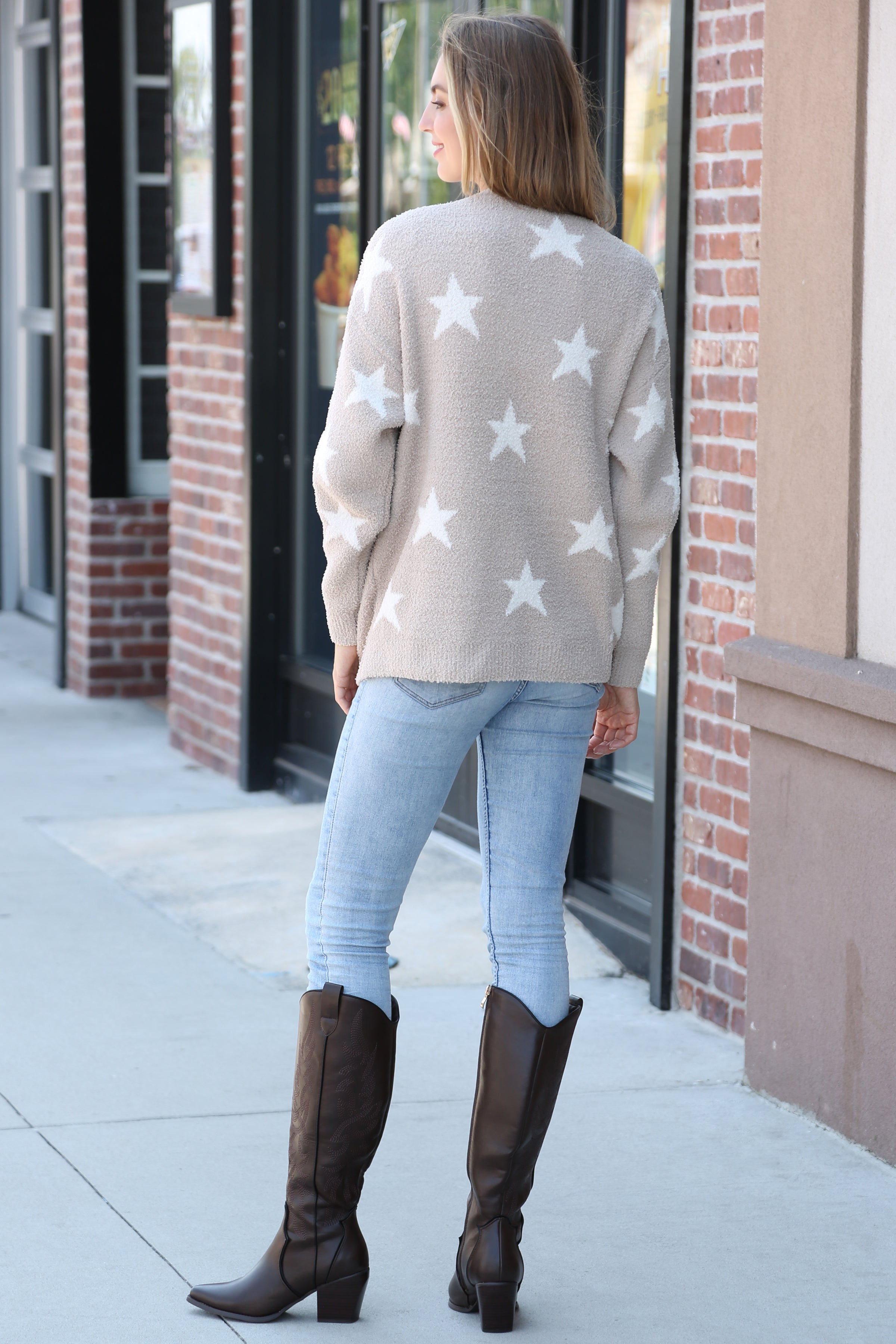 mySundaze Stars Microfiber Sweater