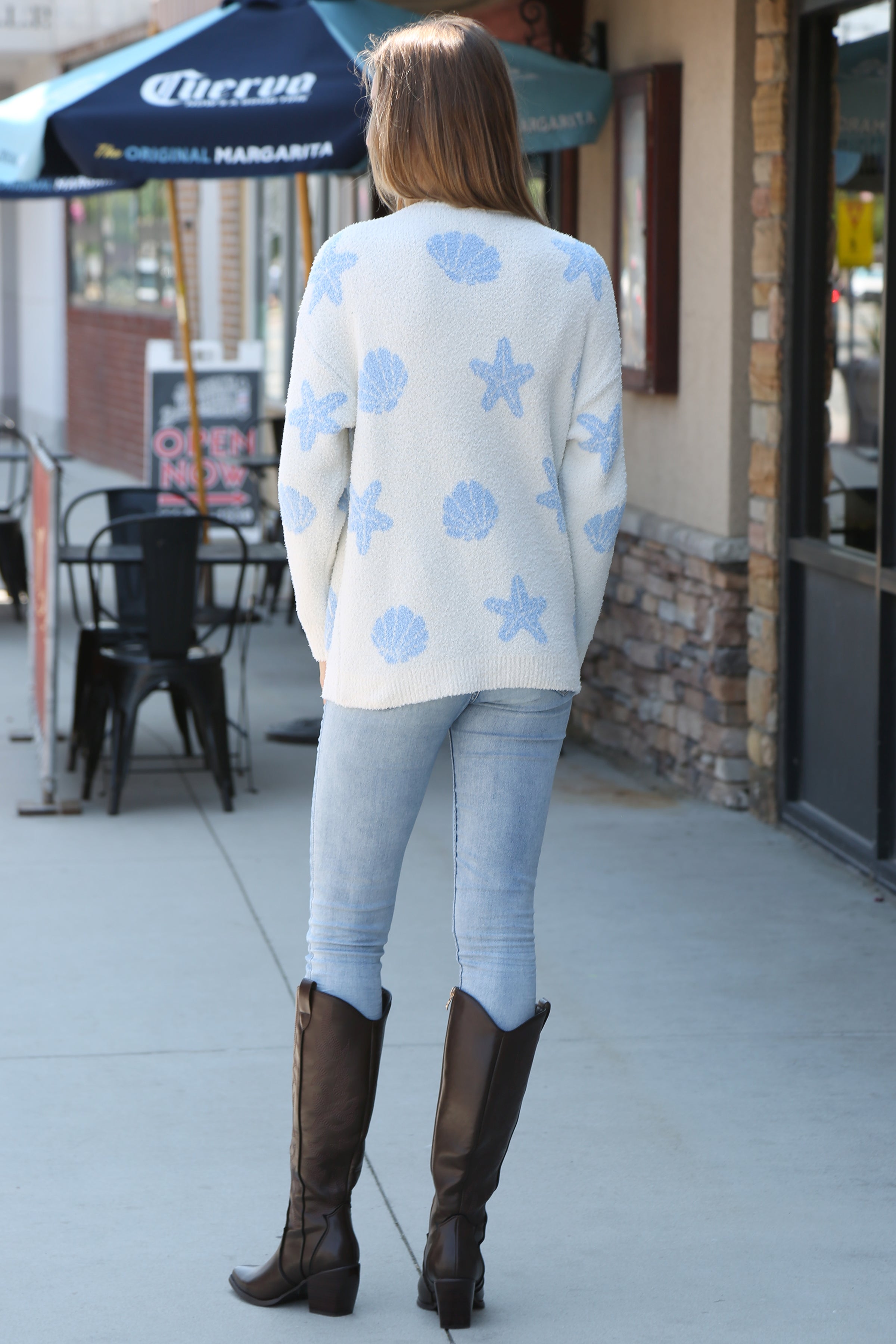 mySundaze Sea Shells Microfiber Sweater