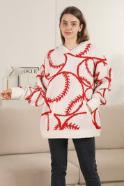 mySundaze Baseball Microfiber Hooded Sweater