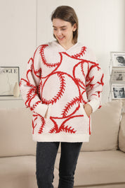 mySundaze Baseball Microfiber Hooded Sweater