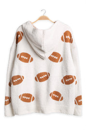 mySundaze Football Microfiber Hooded Sweater