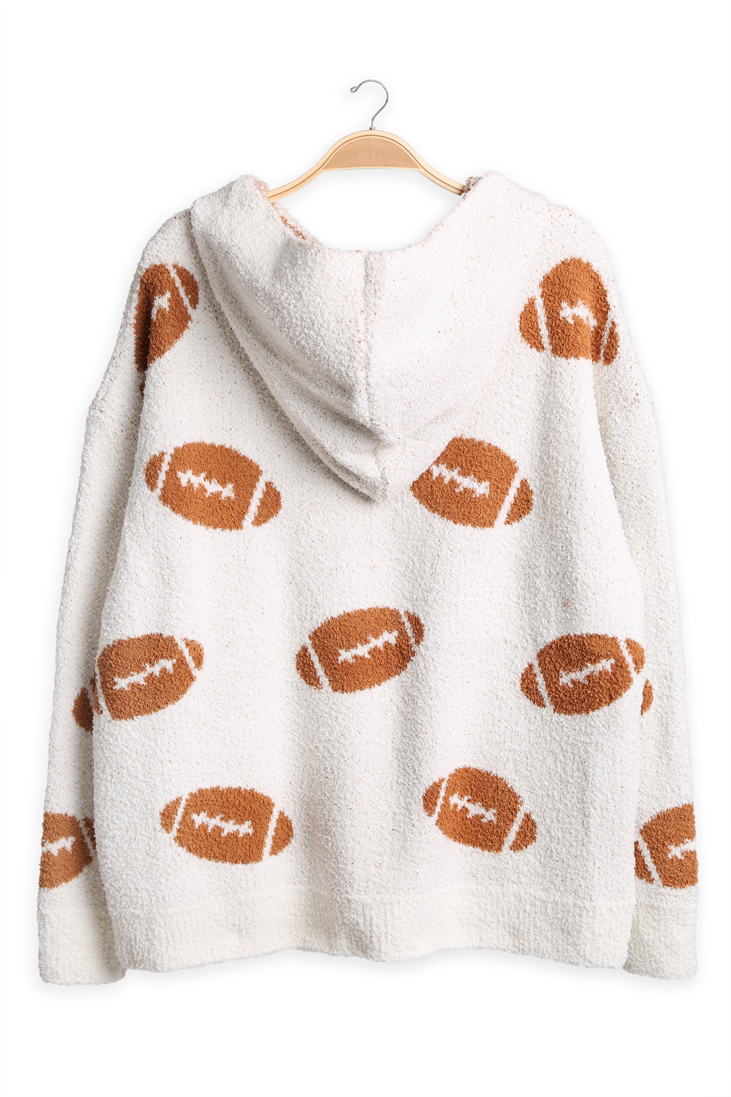 mySundaze Football Microfiber Hooded Sweater