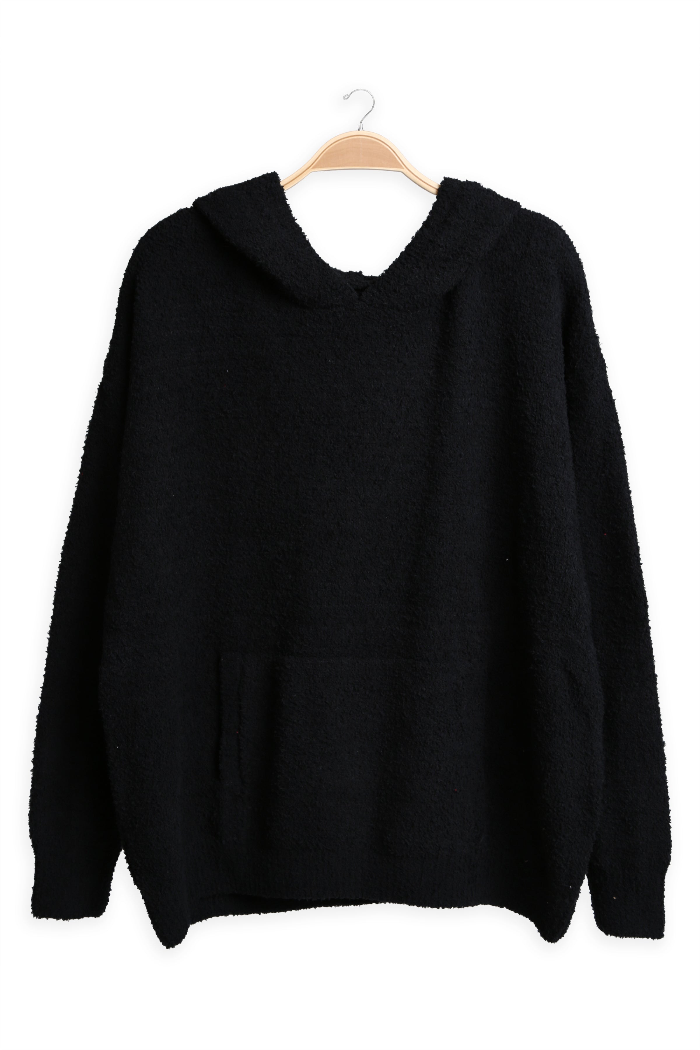 mySundaze Solid Microfiber Hooded Sweater