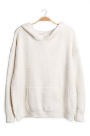 mySundaze Solid Microfiber Hooded Sweater