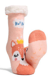 mySundaze Cute Animals Sherpa Socks Set of 6 Pairs