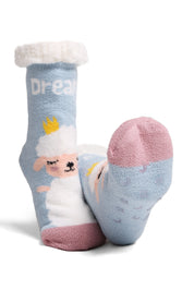 mySundaze Cute Animals Sherpa Socks Set of 6 Pairs