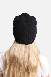 mySundaze Solid Microfiber Beanie Hat with Ribbed Trim