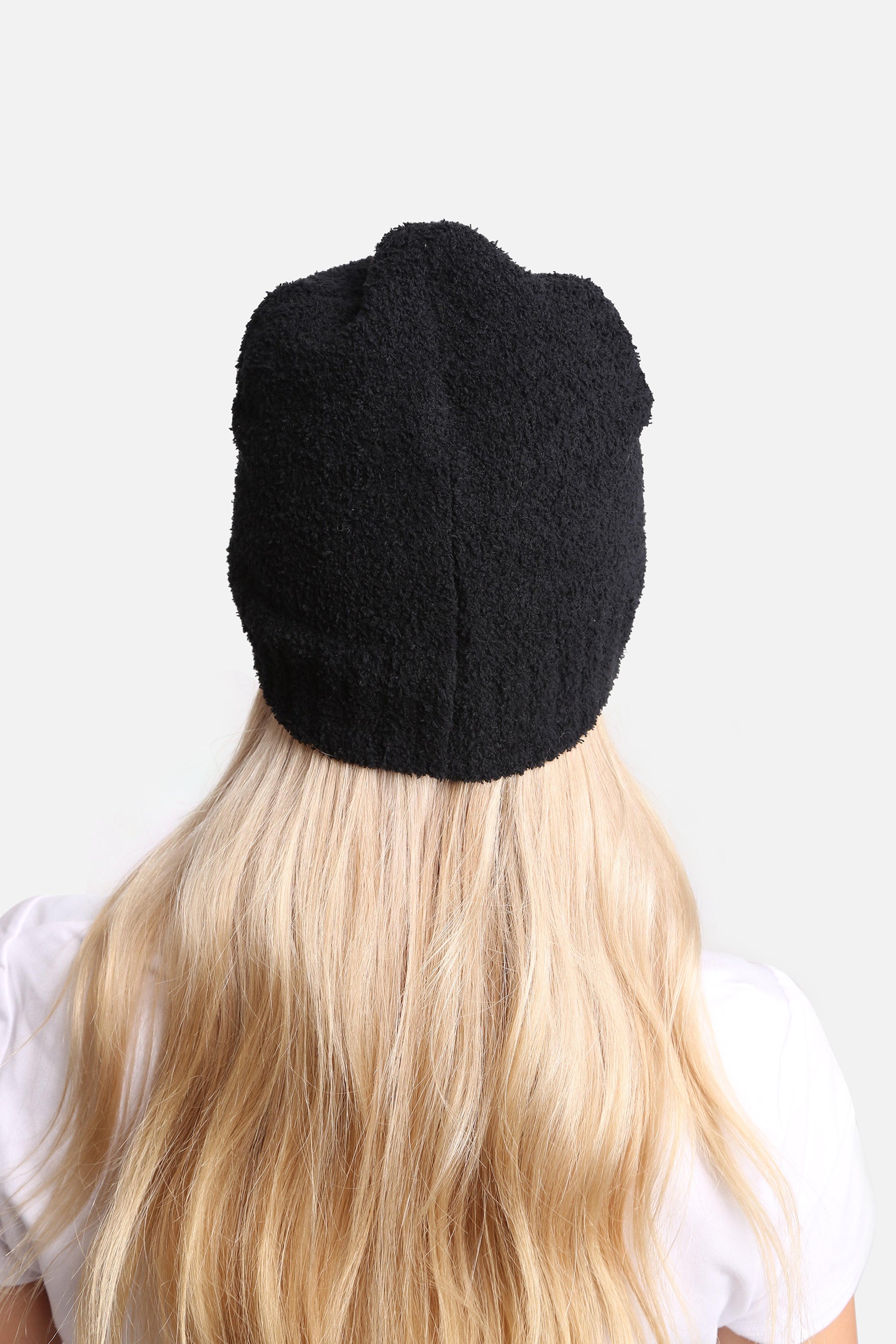 mySundaze Solid Microfiber Beanie Hat with Ribbed Trim