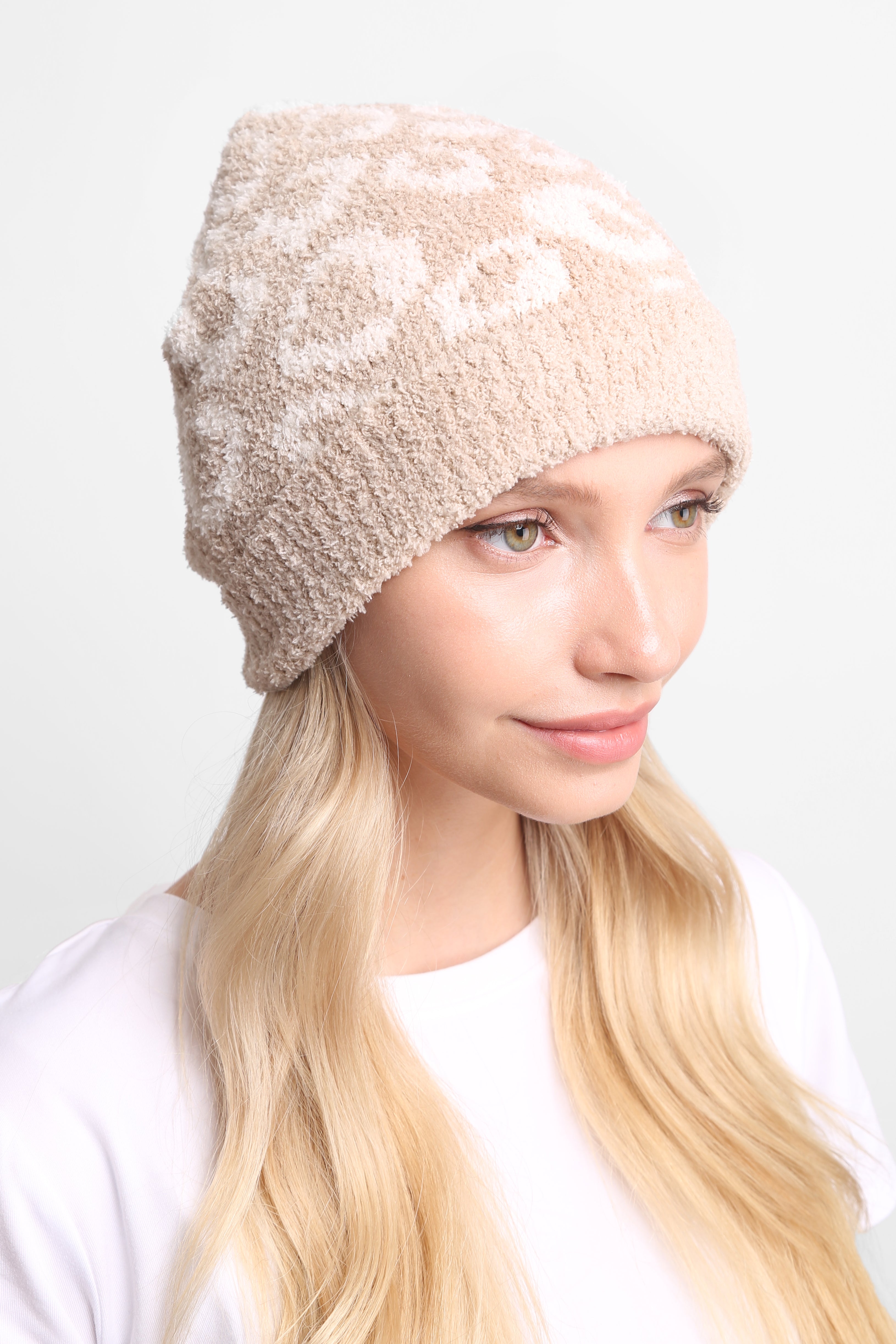 mySundaze Leopard Microfiber Beanie Hat